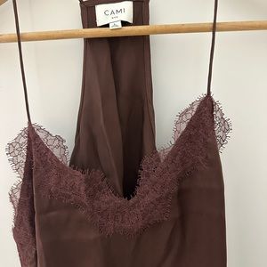 Cami NYC RACER CHARMEUSE CAMI - UNWORN